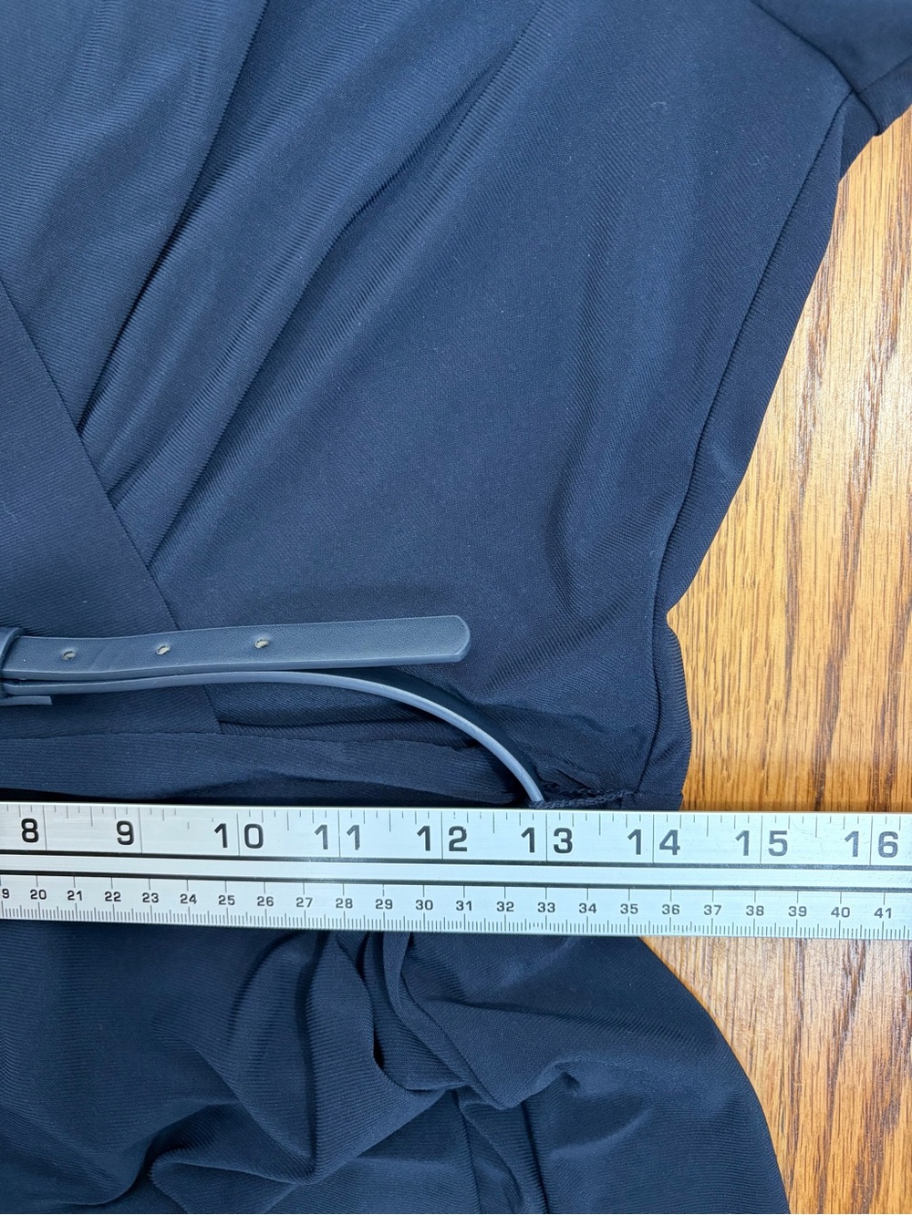 NWT Marc New York Navy Wrap Midi Dress with Belt (6) - Picture 5 of 10